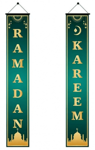 Ramadan Mubarak Banner Hanging Sign 