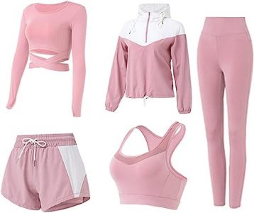 5 pices womens activewear set