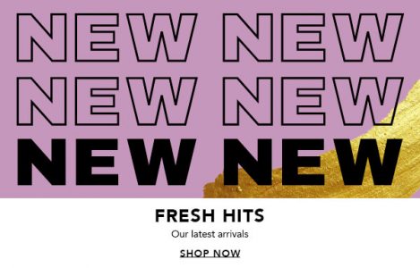 New Fresh hits banner