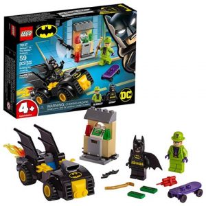 Super Heroes Batman vs The Riddler Robbery Lego pieces