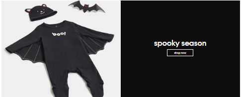 mothercare spooky season halloween offers banner
