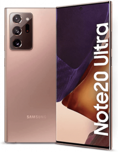 Samsung Galaxy Note20 Ultra Dual SIM 256 GB 12GB RAM 5G (UAE Version) - Mystic Bronze - 