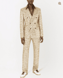 Dolce Gabbana sequin-embellished double-breasted Suit - Farfetch
