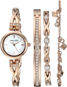 Best watches under aed 500 Anne Klein Womens Quartz Watch Analog Display and Stainless Steel Strap AK-3082RGST Buy Online at Best Price in UAE - Amazon.ae