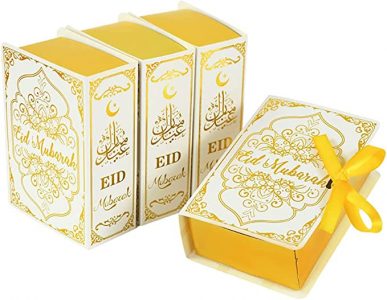 Hollow Gold Eid Mubarak Gift Boxes