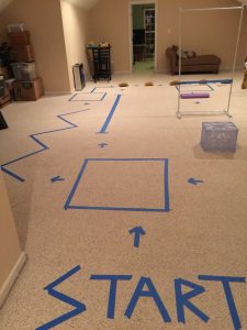 indoor obstacle course