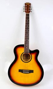 Mike Music's acoustic guitar