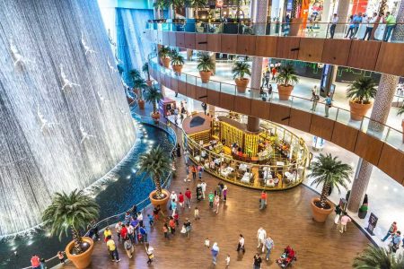 People inside the dubai mall