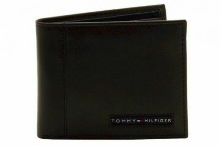 gifts for him scorpio Black Wallet from Hilfiger