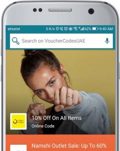 Search on VoucherCodesUAE app